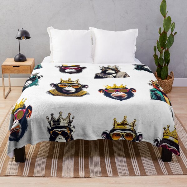Item preview, Monkey King with Crown and Shades Pattern 1 designed and sold by Tom-Johnson.