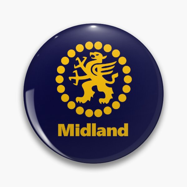 Artikelvorschau, Retro Midland Bank Logo Art entworfen und verkauft von retrobrum.
