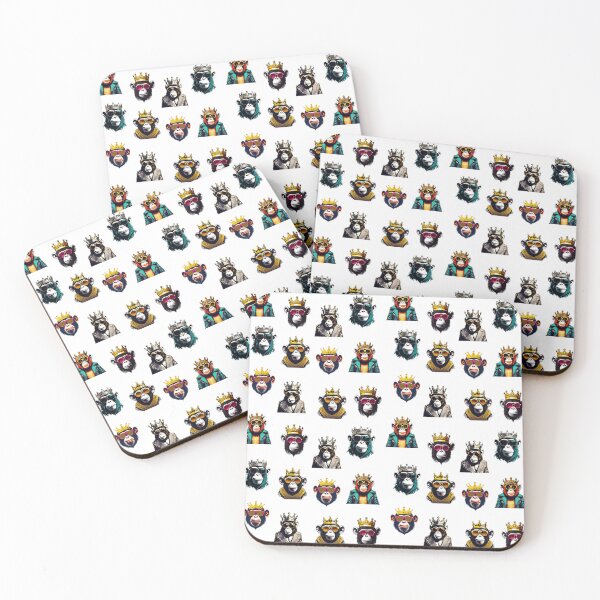 Item preview, Monkey King with Crown and Shades Pattern 2 designed and sold by Tom-Johnson.