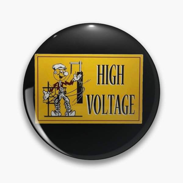 Item preview, Vintage Reddy Kilowatt High Voltage Sign designed and sold by MattF13.