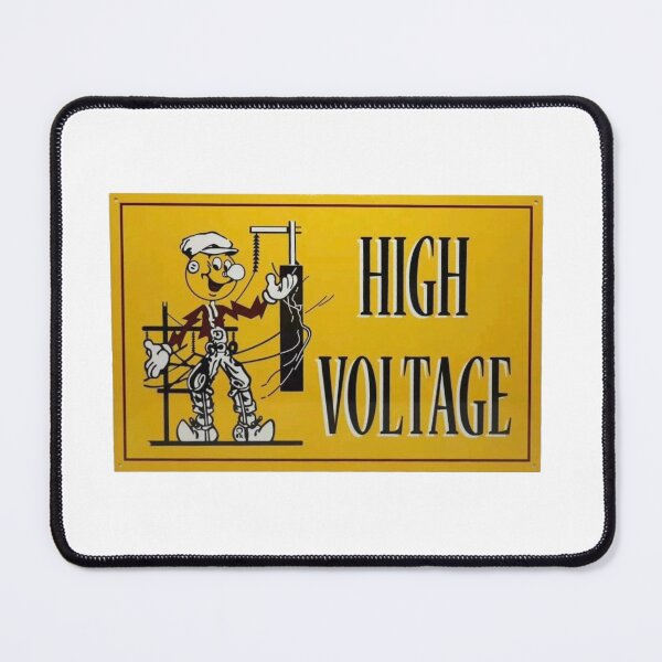 Item preview, Vintage Reddy Kilowatt High Voltage Sign designed and sold by MattF13.