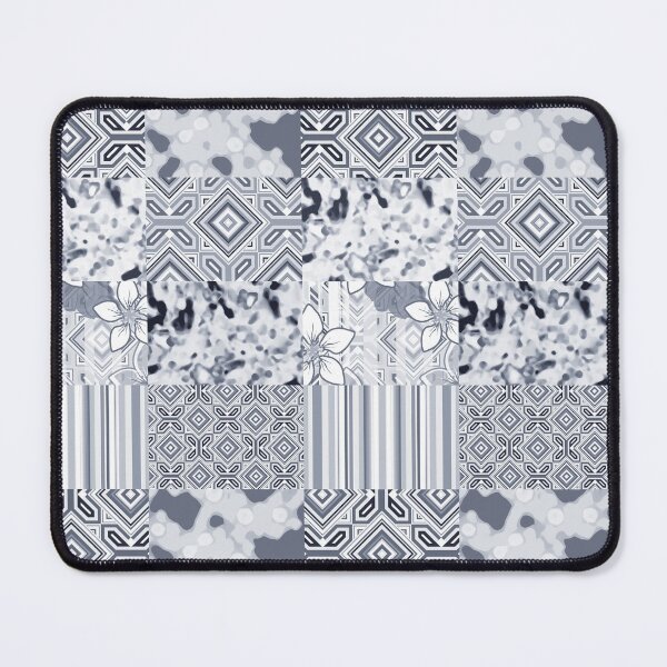 Item preview, White and Greys Quilted Fashion Print Seamless Repeat designed and sold by Sharon Schwalbe.