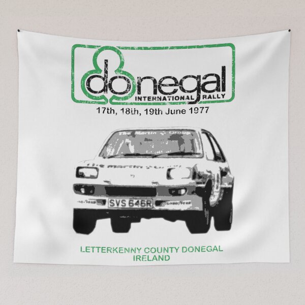 Item preview, Donegal International Rally Letterkenny 1977 designed and sold by REAL IRISH GIFTS.