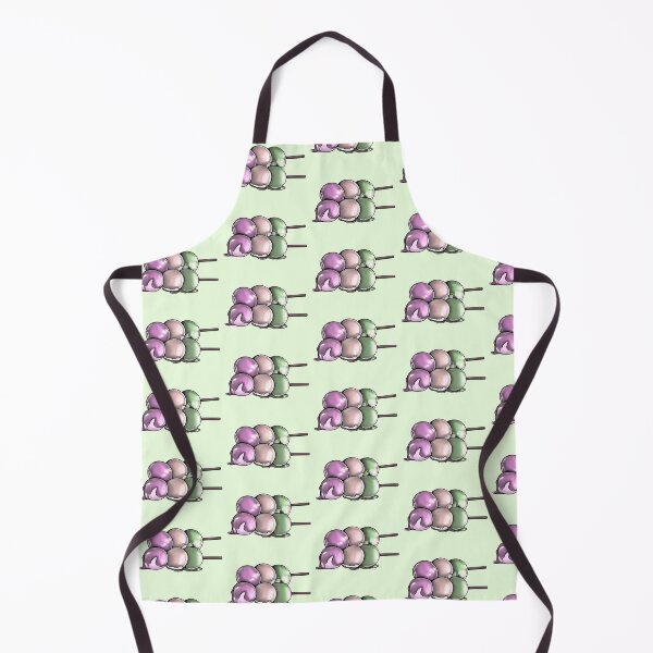 Item preview, Green Background Cute Japanese Sakura Viewing Hanami Dango designed and sold by MptR.