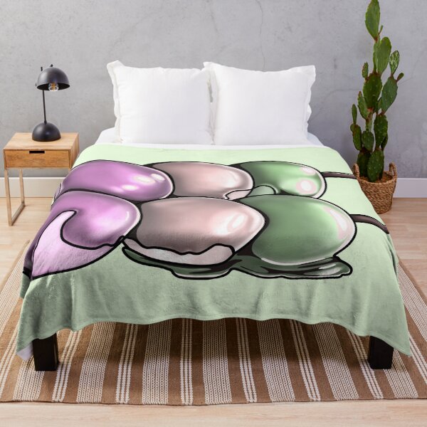 Item preview, Green Background Cute Japanese Sakura Viewing Hanami Dango designed and sold by MptR.
