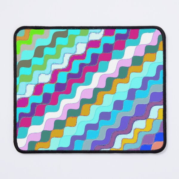 Item preview, Abstract Multicolored Angled Fractal Waves 19 designed and sold by SXW Designs.