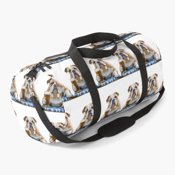 Item preview, Bulldog dog with beer in hand, funny bite designed and sold by Dan9010.