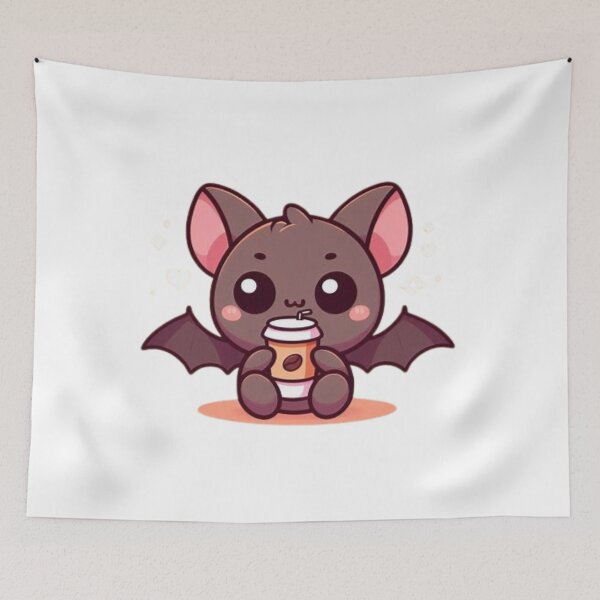 Item preview, bat with coffee designed and sold by Eternalski.