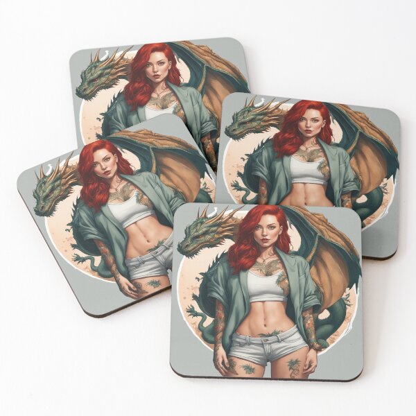 Item preview, Tattooed Redhead designed and sold by DigitalTease.