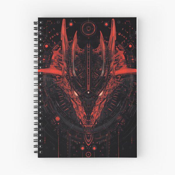 Item preview, Futuristic Dragon designed and sold by NicolasGlowArt.