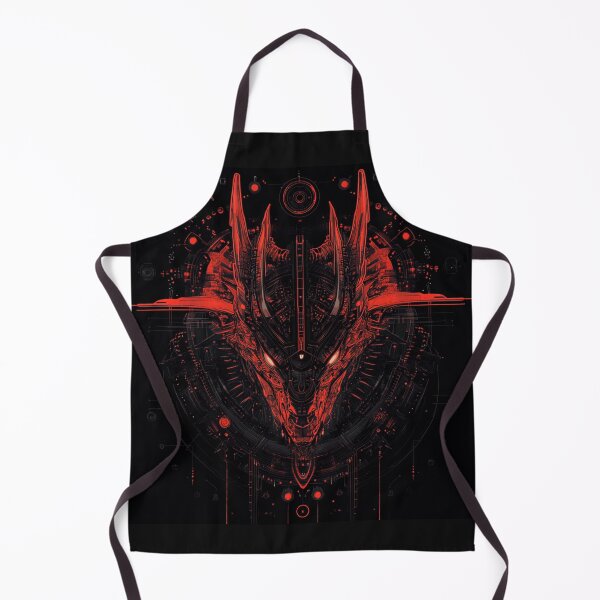 Item preview, Futuristic Dragon designed and sold by NicolasGlowArt.