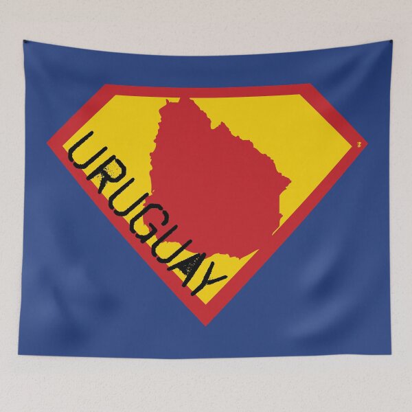 Item preview, URUGUAY Spell Out - Freedom Is The Superpower - SUPERHERO design designed and sold by pelagio.