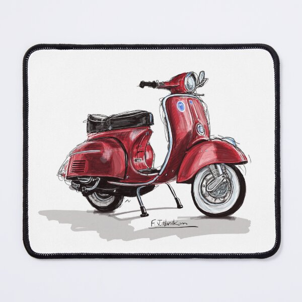 Item preview, Red Italian scooter designed and sold by Francohanekom.
