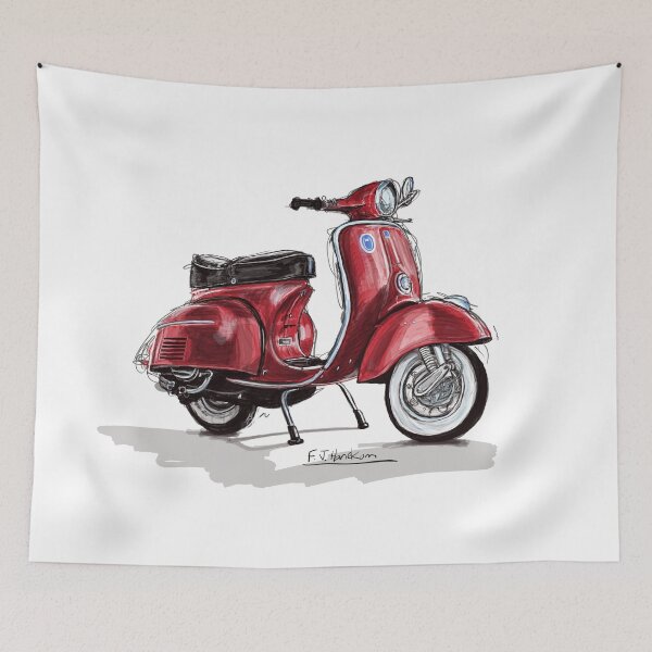 Item preview, Red Italian scooter designed and sold by Francohanekom.
