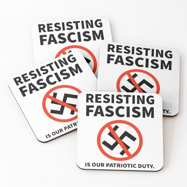 Item preview, Resisting fascism is our patriotic duty  designed and sold by Rachel the Artist .