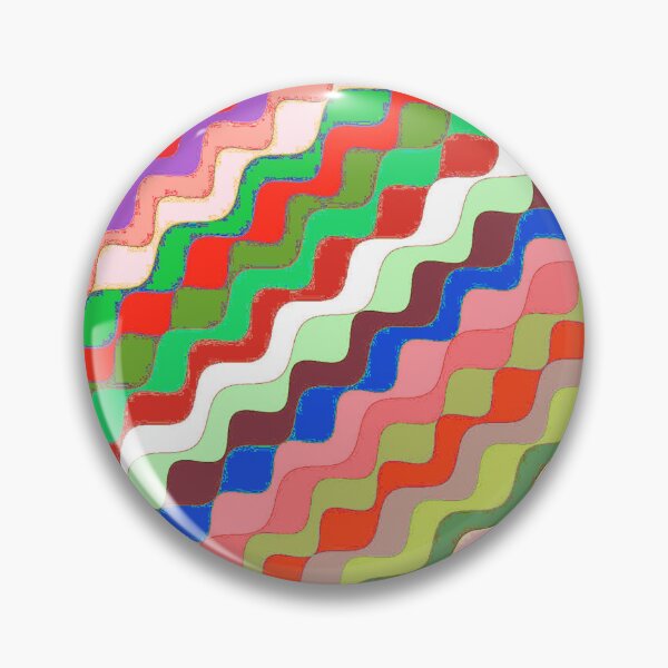 Aperçu de l'œuvre Ondes fractales angulaires multicolores abstraites 20 créée et vendue par SXW Designs.
