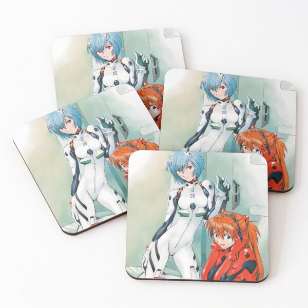 Item preview, Rei & Asuka Neon Genesis Evangelion Art designed and sold by NamaMerch.