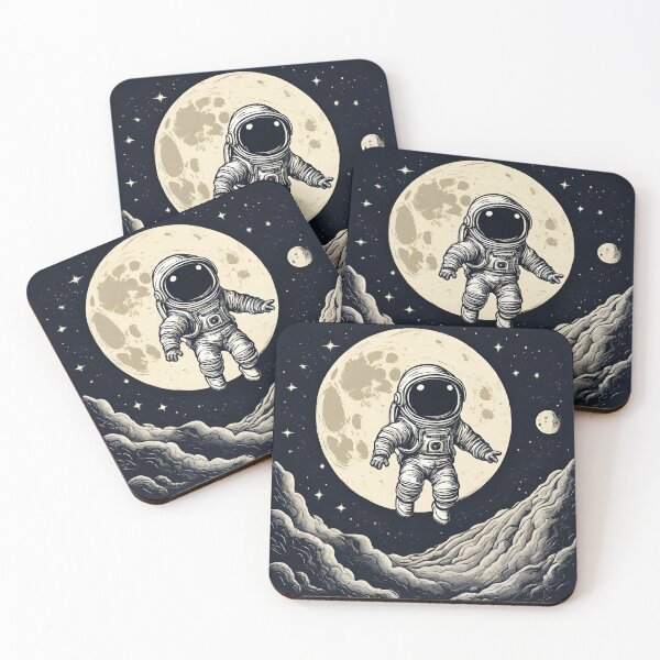 Item preview, Moon-Bound Spaceman 5 designed and sold by Tom-Johnson.