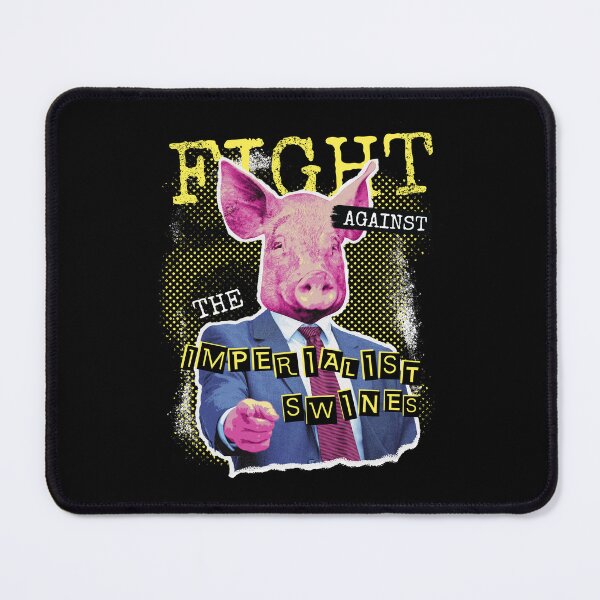 Item preview, Fight Against Imperialist Swines Graphic Poster designed and sold by DrawHandArt.