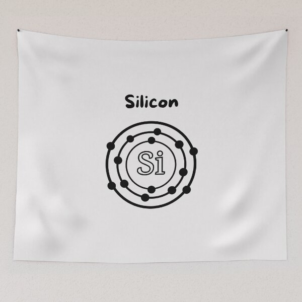 Item preview, Silicon Atomic Number 14 Periodic Table Silicon Electronic Configuration Chemistry designed and sold by Surabhi Jain.