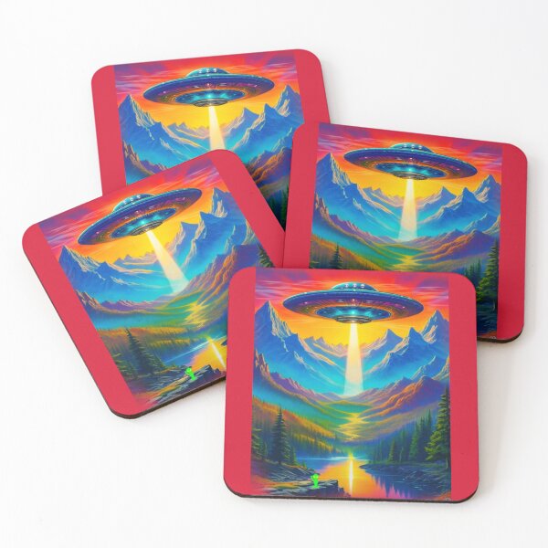 Item preview, UFO 5 Retro designed and sold by RedBluffTraders.