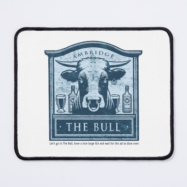 Item preview, Let's go to The Bull and drink Gin! Ambridge Archers Pub designed and sold by shufti.
