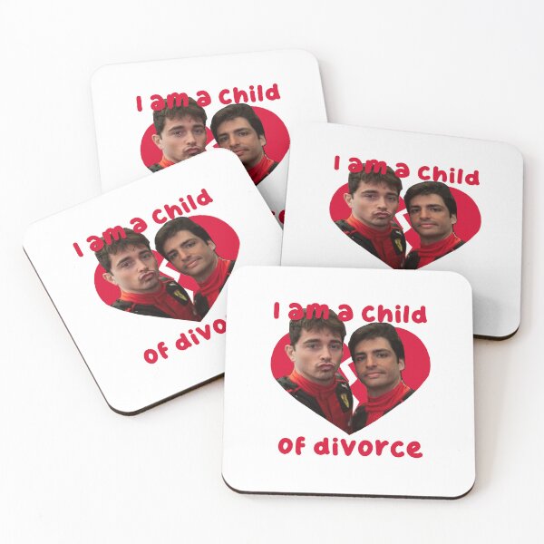 Item preview, I am a child of divorce - Carlos Sainz and Charles Leclerc designed and sold by Sumi's Doodle Store.
