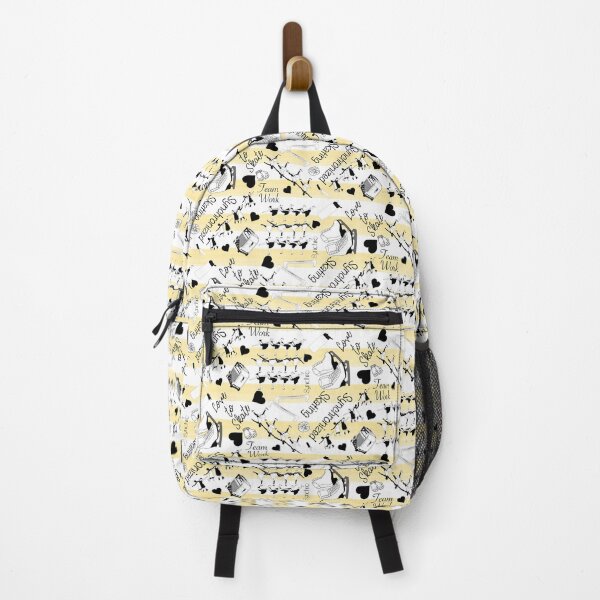 Item preview, Synchronized Skating Black and White, Striped Design on Yellow designed and sold by Purposely Designed.