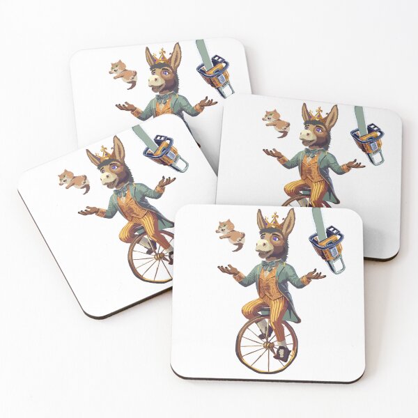 Item preview, Juggling Uniycle Donkey designed and sold by KlakkDrawsStuff.