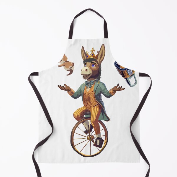 Item preview, Juggling Uniycle Donkey designed and sold by KlakkDrawsStuff.