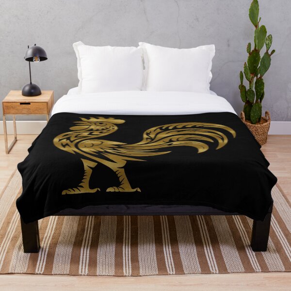 Item preview, The Rooster - Chinese Zodiac - Tribal Gold designed and sold by TrippyOutfitter.