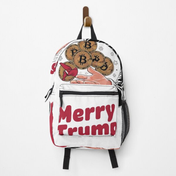 Item preview, Merry Trumpmas - Trump and Bitcoin Festive Parody designed and sold by liligo-art.