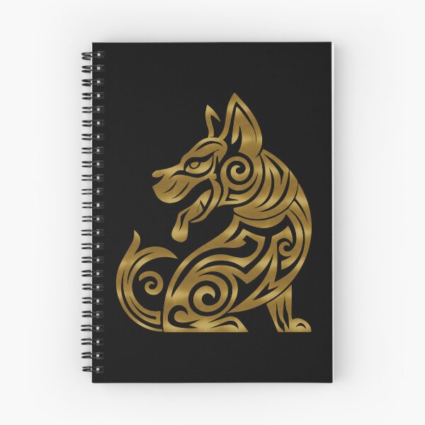 Item preview, The Dog - Chinese Zodiac - Tribal Gold designed and sold by TrippyOutfitter.