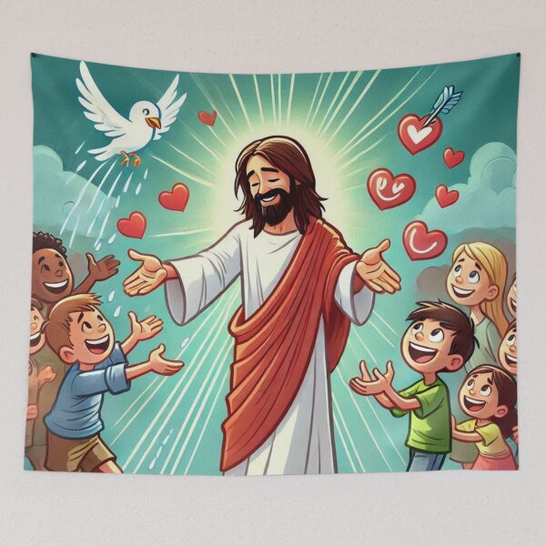 Item preview, Jesus Spreading Love to People designed and sold by JesusClub.