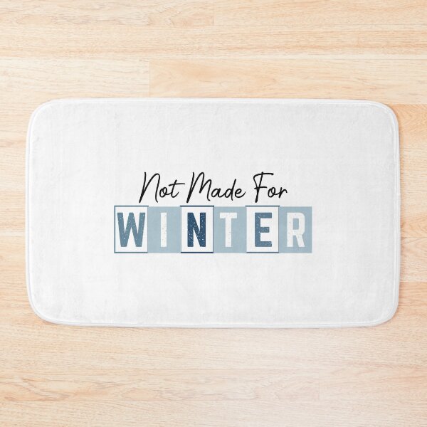 Item preview, Not Made For Winter – Minimalist Typography Design designed and sold by Aredbox.