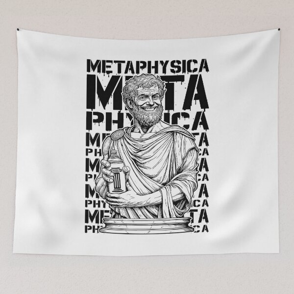 Item preview, Metaphysica Metaphysics Funny Philosophy Aristotle Graffiti designed and sold by GrandeDuc.