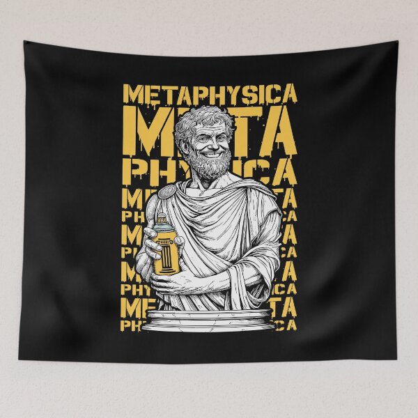 Item preview, Metaphysica Metaphysics Funny Philosophy Aristotle Graffiti designed and sold by GrandeDuc.