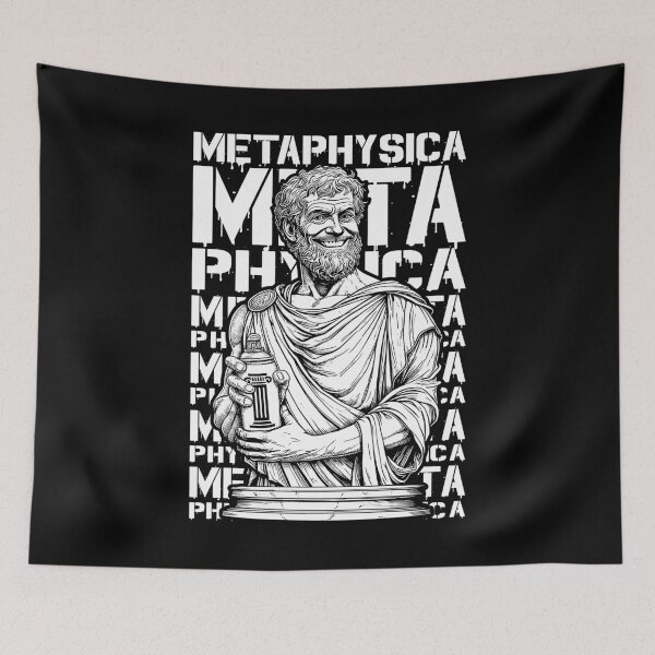 Item preview, Metaphysica Metaphysics Funny Philosophy Aristotle Graffiti designed and sold by GrandeDuc.