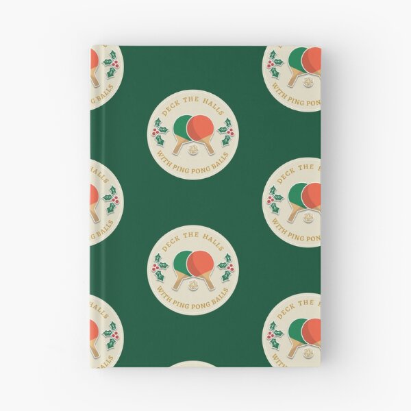 Item preview, Deck the Halls With Ping Pong Balls Festive Table Tennis  designed and sold by The Junto Shop.
