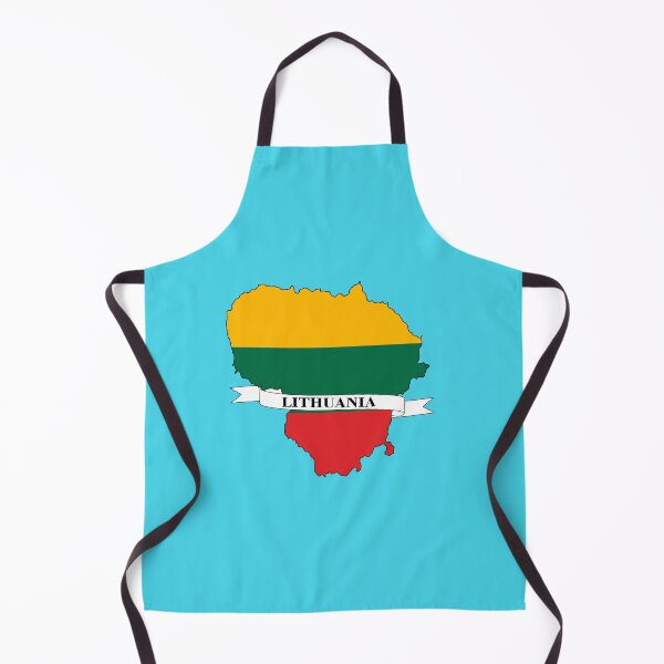 Item preview, Lithuania flag map designed and sold by visual adventures.
