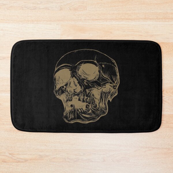 Item preview, Deformed Skull - Gold designed and sold by RowenaTmT.