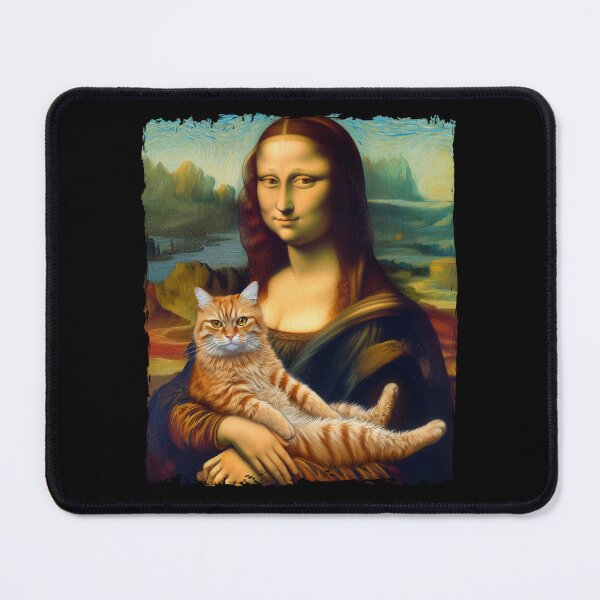 Item preview, Mona Lisa and Her Cat designed and sold by Aredbox.