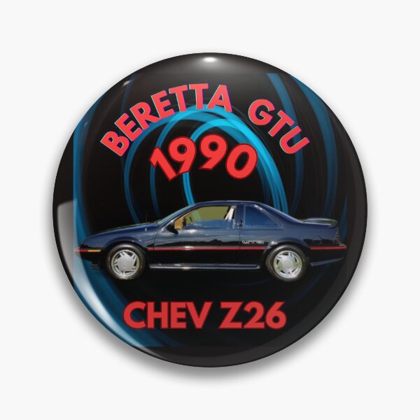 Item preview, "1990 Chevy Beretta GTU Z26 Classic Car Art – Retro Sports Coupe Design" designed and sold by Mrpalaad.