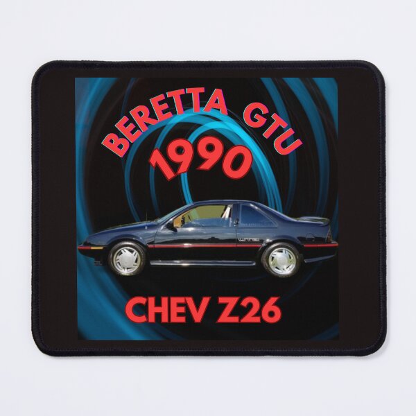 Item preview, "1990 Chevy Beretta GTU Z26 Classic Car Art – Retro Sports Coupe Design" designed and sold by Mrpalaad.
