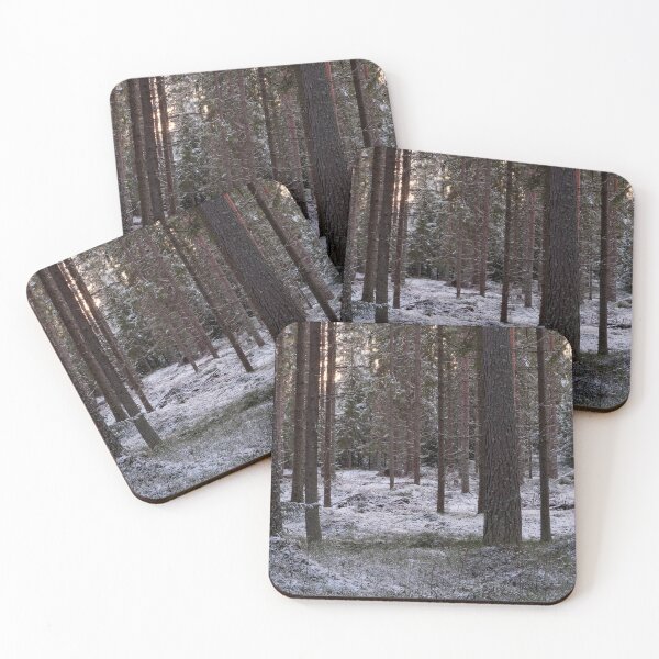 Item preview, Pines and snow in the evening designed and sold by Jouko Lehto Photography.