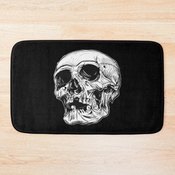 Item preview, Deformed Skull - Black and white designed and sold by RowenaTmT.