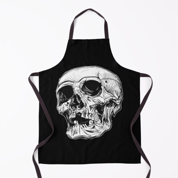 Item preview, Deformed Skull - Black and white designed and sold by RowenaTmT.