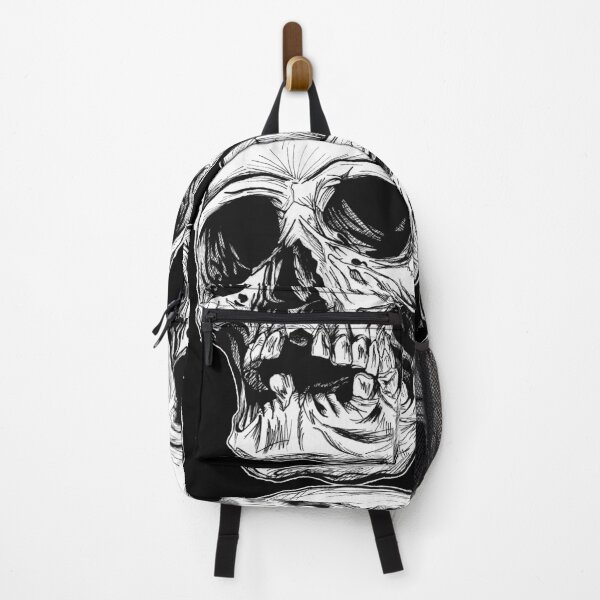 Item preview, Deformed Skull - Black and white designed and sold by RowenaTmT.