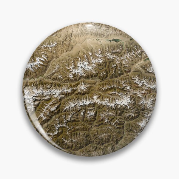 Item preview, Rugged Mountain Terrain Satellite View designed and sold by CropWear.