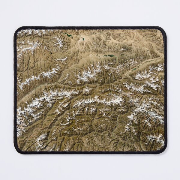 Item preview, Rugged Mountain Terrain Satellite View designed and sold by CropWear.